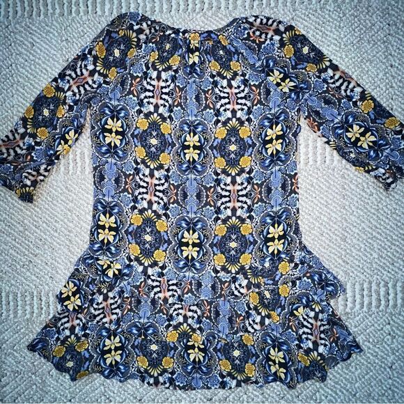 Loft Floral Ruffle Swing Dress - Sz XSP - Picture 11 of 16